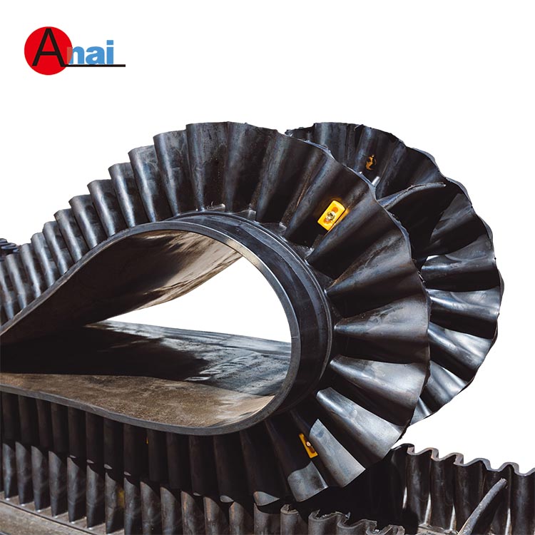 Corrugated Sidewall Conveyor Belt Factory