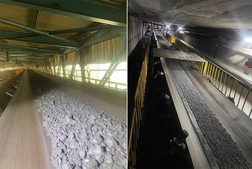 Application of Conveyor Belts